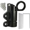 Generic Bullone di carico automatico - springdoorLock, springdoorLock, molla in alluminio chiavistello caricato | Anello di sicurezza a molla Bullone per porta di rimbalzo Chiusura automatica con viti per