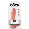 King Cock 7 Cock with Balls Light 7 Pollici