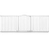 Safetots Cancelletto di Sicurezza con Parte Superiore Incurvata, 197cm - 206cm, Bianco Opaco, Montaggio a Pressione, Cancelletto per Bambini per Porte, Corridoi e Spazi Stretti, Barriera di Sicurezza