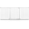 Safetots Cancelletto di Sicurezza Elite, 197cm - 206cm, Bianco Opaco, Cancelletto di Sicurezza a Pressione per Scale, Cancelletto per Bambini per Porte, Barriera di Sicurezza, Installazione Facile