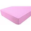 PMD PMP - Lenzuolo con angoli, in jersey, 60 x 120 cm, colore: Rosa