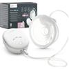Nuvita Materno Smart Wear 1287W - Tiralatte Elettrico indossabile a mani libere - Tecnologia a 3 Fasi, Personalizzabile, Portatile, Kit disponibile per convertirlo in tiralatte doppio