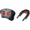 HoMedics Cuscino Massaggiante Shiatsu, Massaggiatore Cervicale Elettrico Multiuso & Massaggiatore Collo e Cervicale, Massaggiatore Elettrico Portatile