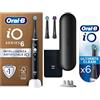 Oral-B Spazzolino Elettrico iO6 e Ultimate Clean Testine Spazzolino Elettrico, 3+6 Testine, 1 Spazzolino, Sensore di Pressione, Display Interattivo, Custodia da Viaggio, Nero, Idea Regalo