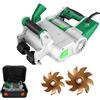 Generic Tagliatrice elettrica per calcestruzzo a parete, strumento portatile per scanalatura da 1100 W, 1600 giri/min, profondità regolabile della scanalatura di 20-30 mm per marmo e mattoni