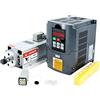 MTHCKXJBSUZ Kit Motore Mandrino, Mandrino for macchine utensili CNC 1500w 1.5kw 24000 RPM ER11 motore di raffreddamento ad aria VFD 7 pinze （1-7mm）