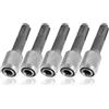 Mesee 5 adattatori SDS-Plus per mandrino per trapano SDS PLUS a 1/4 Hex Socket Adapter Converter 1/4 Hex Shank Cacciavite Supporto per punte per trapano elettrico a percussione