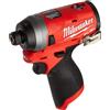 MILWAUKEE 'S MLW2553-20 M12 Fuel - Avvitatore a percussione esagonale da 1/4 (nudo)