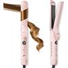 Wavytalk Arricciacapelli e Piastra 2 in 1, Aria Fredda 360° per Ricci Ampi