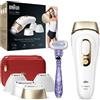 Braun Silk·expert Pro 5 PL5387 - IPL da donna, epilatore a luce pulsata, bianco/oro