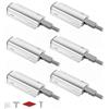 Carehabi Push to Open - 6 apriporta magnetici, apriporta a pressione per ante di armadi e cassetti, chiusura a scatto Tip On per mobili, per frontali senza maniglia