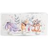 VALENTI & CO. - Disney Winnie The Pooh - Appendino in legno stampato con dettagli in rilievo in argento - Perfetto Come Attaccapanni Da Porta, Attaccapanni Da Muro o Porta Asciugamani Bagno