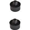 cyclingcolors 2x gommini cavalletto, tappo terminale, fermo, protezione, compatibile con moto, scooter e ciclomotori MBK booster yamaha BW's diamètre 25mm