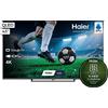 HAIER H43S80GUX TV QLED, SMART TV, 43 ", Processore CPU 4*CA55 with TEE 1.53GHz, Black, Classe E