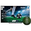 HAIER H55S80GUX TV QLED, SMART 55", Black, Abbonamento DAZN Full 6 mesi incluso