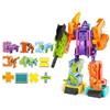 Generisch Bots educativi con numeri - Set di giocattoli matematici in età prescolare, robot dinosauro che trasforma i personaggi educativi, set di attività di conteggio interattivo per bambini, set di