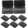 ibasenice 8 Mini Laptop per Casa delle Bambole Portatile Pieghevole in Plastica Realistica Accessori in Miniatura per Stimola Creatività e Apprendimento Tecnologico