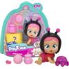 PLAYTIME CRY BABIES Playtime Day Care Crawling Lady, Mini Bambole, con 5+ Accessori, Gatta E Piange Lacrime Di Verità, con una Rivelazione Magica, Giocattolo per Bambini da 4 a 6 Anni