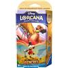 Ravensburger Disney Lorcana TCG Inchiostri Terra Gioco di Carte Collezionabili JCC Deck Avvio Rubino & Zaffiro