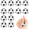 Wekuw 12pcs palla antistress Mini Pallone da Calcio,Calcio per Bambini Gioco di attività all'Aperto,Mini Palloni Sportivi Palline Antistress in PU Palloni per Interni Esterni Feste Sportive Regali