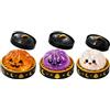 Rilltea Halloween Dumpling S_quishes,Squishy Ravioli Giganti Antistress con Glitter, Gigante Glitter Squishys Ravioli,Morbido per Ufficio/Scuola, Regalo per Adolescenti e Adulti (3Pcs-A)