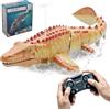 7JI Telecomando Mosasaurus RC Barca, 2,4 GHz Radiocomandata Squali Barca