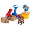 Rubble & Crew, Set personaggi Charger e Wheeler, con 85gr di sabbia e 2 accessori per costruzioni, giocattoli per bambini dai 3 anni in su