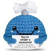 BDBFPAN Emotional Support, peluche a forma di balena blu, regalo per bambini, regalo di compleanno, regalo di San Valentino