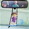 Yueser Ciondolo per Auto Altalena, Fresco Ragazzi del Surf Ornamenti Pendente Ciondolo per Specchietto Retrovisore per Auto Oscillante per Auto Accessori Divertenti Auto Appeso Ornamento Hanging