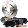 ATEC Germany BESTPRICE Set freni asse posteriore incl. dischi freno Ø 288 mm pieni + pastiglie freno posteriori, compatibile con AUDI A4 B6 Cabrio (8H7), A4 B7 (8EC) (8ED) (8HE), SEAT EXEO (3R2)