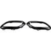 OPPWONG Coppia Copri Terminali di Scarico per Classe GLC X254 C254 Adatti per MG Line 2023-2026, Rivestimento in ABS Resistente con Finitura Protettiva per un Aspetto Elegante (Nero lucido