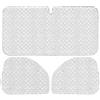 Mtuqvma Per Fiat Ducato 2006-2022 1 Set Di Tende Termiche Interne A 7 Strati Per Parabrezza Auto Isolamento Termico Impermeabile Parasole Parasole per Auto