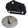 Modeer Cavalletto laterale per moto, compatibile con V-strom 800 DE 2023 2024 2025 CNC, cuscinetti di prolunga vstrom 800de v-strom 800 de accessori (nero)
