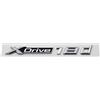 Generico Emblemi adesivi for parafanghi e bagagliaio 3D ABS XDrive 18d 20d 23d 25d 28d 30d 35d 40d 45d 48d 50d 55d compatibili con X1 X3 X4 X5 X6 X7(Chrome Silver,X Drive 18d)