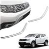 CHROMEMASTER | Compatibile con Dacia Duster 2018-2023 | Profili per Griglia Anteriore; Modanature per Griglia del Radiatore; Acciaio inossidabile Lucidato | Nuovo, Attraente Aspetto dell'Auto