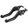 Gugxiom Leve Freno Frizione, Leve Moto 1 Paio in Lega di Alluminio CNC Modifica Scooter Moto Doppia Leva Freno a Disco Adatta per Moto, Scooter, Bici Elettriche()