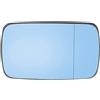 Riloer 1x specchietto retrovisore in vetro colorato per BMW Serie 3 E46 318i 320i 325i 330i 1998-2006, blu destro 51168250438