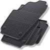 Mossa Tappetini gomma adatti per VW Fox Hatchback (2005-2010) 4 pz. nero