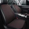 ZQYCD Coprisedili Auto per Ford Puma K2 / Puma ST K2 2020-2025, Lino Coprisedile Cuscino per Seggiolino Anteriori e Posteriori con Schienale Traspirante Accessori,B/Black-Red