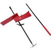 Bnineteenteam Depressore Pedale Freno, Asta di Prolunga Regolabile Fino a 740 Mm, Design Meccanico Triangolare, Struttura di Supporto Stabile, con Struttura in Acciaio al Carbonio, per Auto