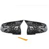 HEYOUTH Calotte Ricambio Specchietti Esterni Compatibile for BMW Serie 1 F20 F21/2'F22 F23 F87/3'F30 F31 F34/4'F32 F33 F36/i3 I01/X1 E84,Tappo Copri Specchietti Sinistra+Destra (Forgepattern)