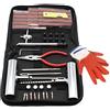 QUNNIE Kit di Riparazione Pneumatici, 48 Pezzi, con Spine, Strumenti universali per la Riparazione di forature e Spine, per Auto, Moto, Camion, Trattore, rimorchi (48 Pezzi)