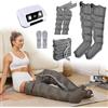 vanenferse Macchina Pressoterapia Gambe Professionale Addome Braccia, Gambali Pressoterapia Linfodrenaggio XL per Casa con Gambali Grossi, 6 Camaras, 0-30 Min, 30-240 mmHg Ajustables