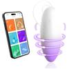 Oziral Ovetto Vibrante Donna, Vibratore con App 10 Modalità, Sex Toy Ricaricabile per Clitoride e Punto G, Controllo a Distanza (Viola Sfumato)