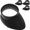 SEWOART Set 4 Pezzi Coperture Protettive in Gomma per Oculari Binoculari da 29 a 33 Mm, Ideali per Uso Esterno e Visione Confortevole