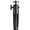 Generic Treppiede di estensione per action camera Insta360, mini selfie stick treppiede con supporto per smartphone, impugnatura portatile regolabile per action camera DJI (nero)