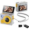 Generic La più piccola fotocamera dello schermo 1080P Video 21 Pollice Camera con Scheda di Memoria 1.47In Schermo LCD per Creatori di Contenuti Azione Esperta