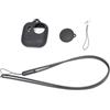 Nucelit Alloggiamento in silicone con protezione per obiettivo rimovibile e cordino per action video Equipment Camera Protector