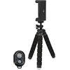 Eminchu Asta Selfie Regolabile con Treppiede in Spugna Flessibile con Telecomando Wireless per Telefoni Cellulari da Viaggio ABS e Alluminio 96 G