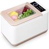 Generic Rondella vegetale ultrasonica da 10 litri con cestello di scarico e display LCD